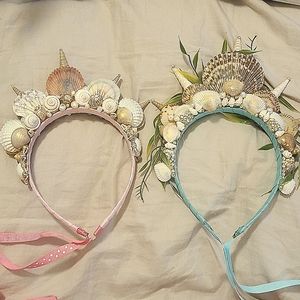 Pink Mermaid Shell Crown